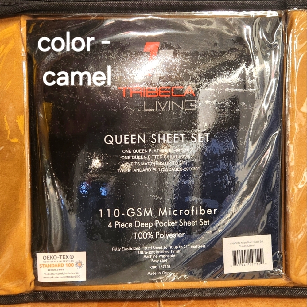 Tribeca Living Deep Pocket Queen Size Sheet Set - Must Pick A Color